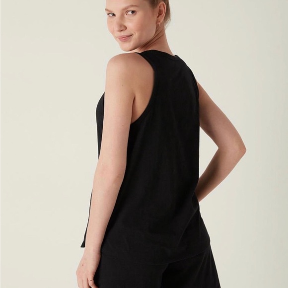 PINK COTTON SLEEP TANK + SHORT SET - Picture 3 of 4